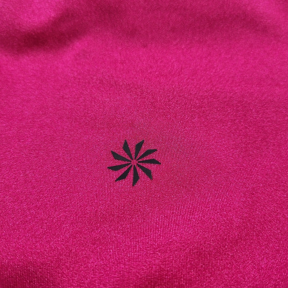 Athleta Pink Elation Shine Tight Leggings Barbie - Picture 7 of 8